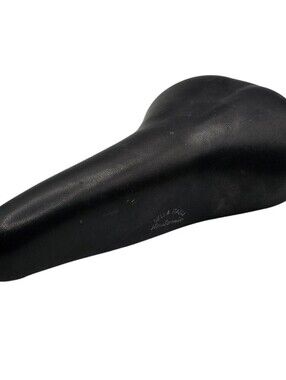 Vintage GC Selle Italia ANATOMIC Black Leather Saddle 70s 80s Road Bike